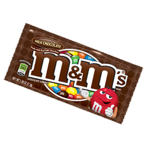 bag of m and m